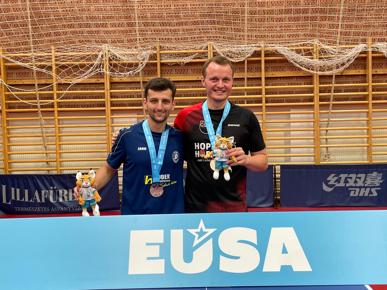 European Universities Games 2024 in Ungarn - Bronze für das Freiburger Doppel im Tischtennis - 5. und 6. Plätze für die Karatekas und die Basketballerinnen