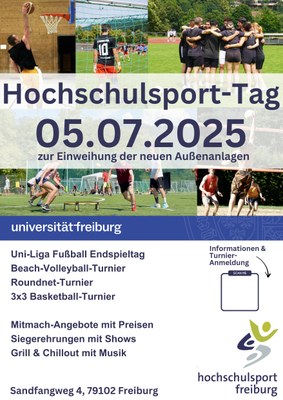 Hochschulsport-Tag zur Einweihung der neuen Außenanlagen