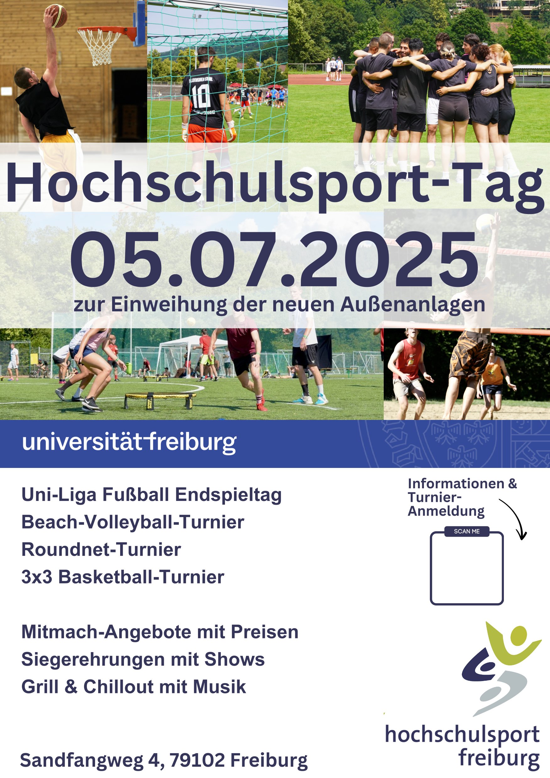 Hochschulsport-Tag zur Einweihung der neuen Außenanlagen