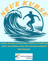 Neues Surf-Angebot beim Hochschulsport Freiburg!