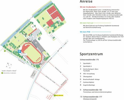 Sportinstitut mit Anreise